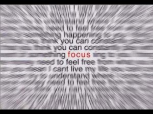 focus and concentrate